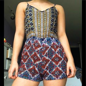 Patterned Romper!